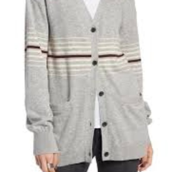(NWT) Treasure & Bond | Athletic Stripe Cardigan - Picture 7 of 10